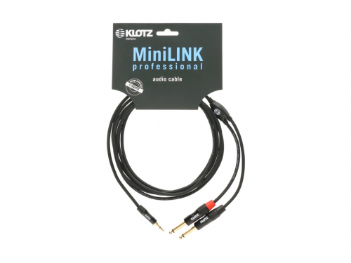 Klotz KY5-150 kabel miniTRS / 2xTS 1,5m