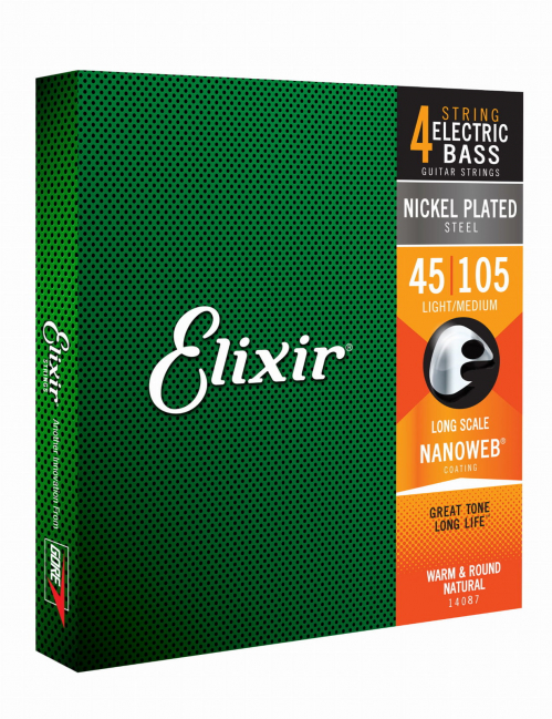 Elixir 14087 NW Extra Long Scale struny na basov gitaru