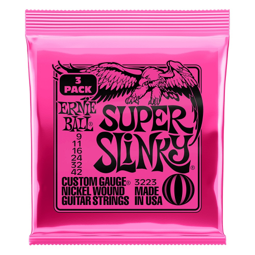 Ernie Ball 3223 NC Super Slinky 3-Pack 