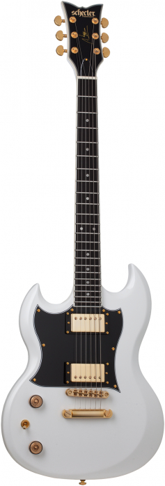 Schecter 544 Signature Zacky Vengeance ZV H6LLYW66D White gitara elektryczna leworczna