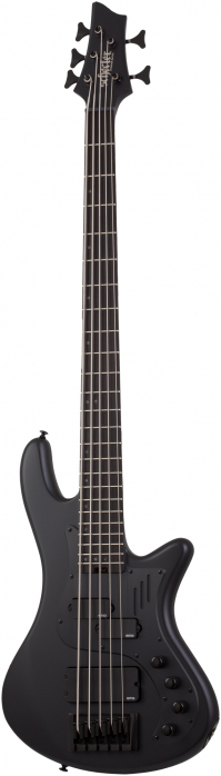 Schecter Stiletto-5 Stealth Pro Satin Black bass guitar