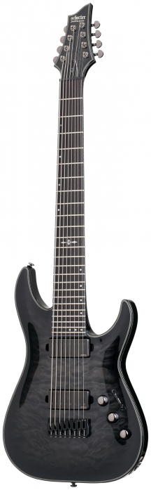 Schecter Hellraiser Hybrid C-8 Trans Black Burst  electric guitar