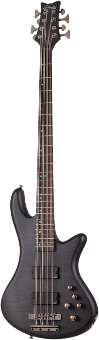 Schecter Stiletto Studio-8 See-Thru Black Satin bass guitar