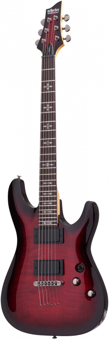 Schecter Demon 6 Crimson Red Burst electric guitar