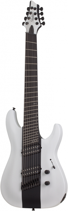 Schecter Signature  C-8 Rob Scallon Satin White Open Pore  electric guitar