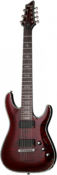 Schecter Hellraiser C-7  Black Cherry  electric guitar