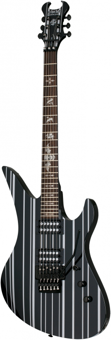Schecter Signature Synyster Standard FR, Gloss Black/Silver  electric guitar
