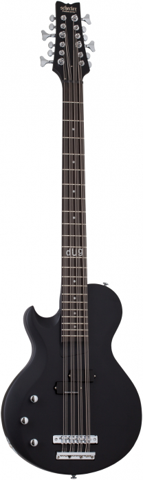 Schecter 460 dUg Pinnick DP-12 Satin Black gitara basowa leworczna