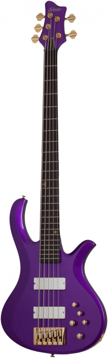 Schecter Free Zesicle-5 Purple bass guitar