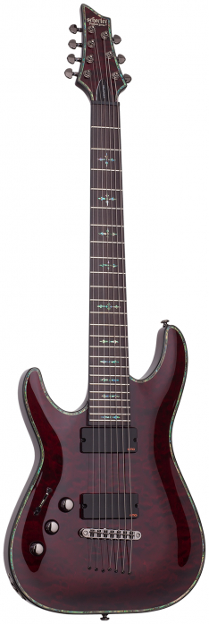Schecter 1796 Hellraiser C-7 Black Cherry gitara elektryczna leworczna