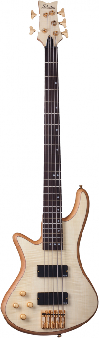 Schecter 2542 Stiletto Custom-5 Natural Satin gitara basowa leworczna