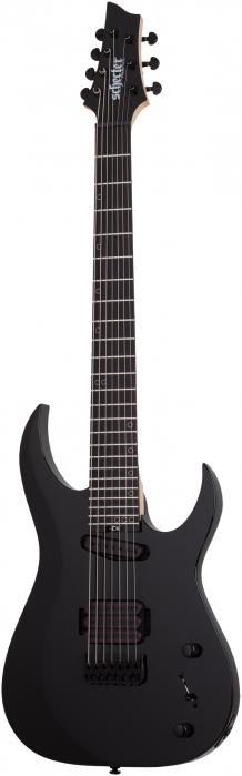 Schecter Sunset-7 Triad, Gloss Black  electric guitar