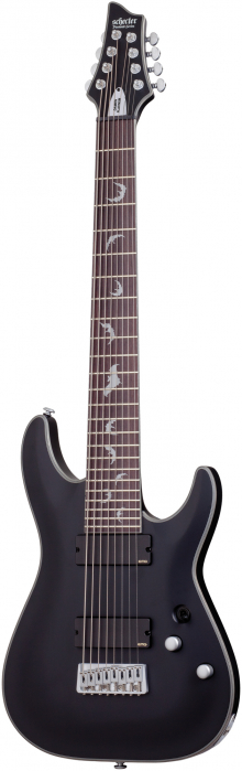 Schecter Damien Platinum-8 Satin Black electric guitar