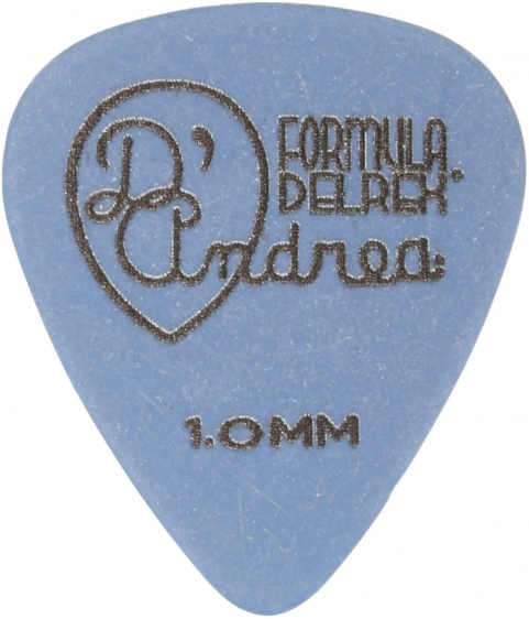 D′Andrea Delrex 351 1.00 HV Blue guitar pick