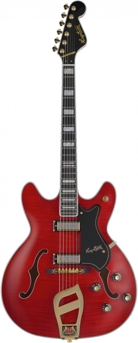 Hagstrom 67′ Viking Wild Cherry Transparent electric guitar