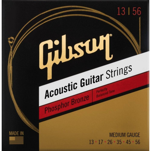 Gibson SAG-PB13 struny do gitary akustycznej Phosphor Bronze 13-56