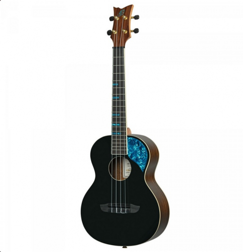 Ortega Ghost Series RUGH-BKT Black Top ukulele tenorowe