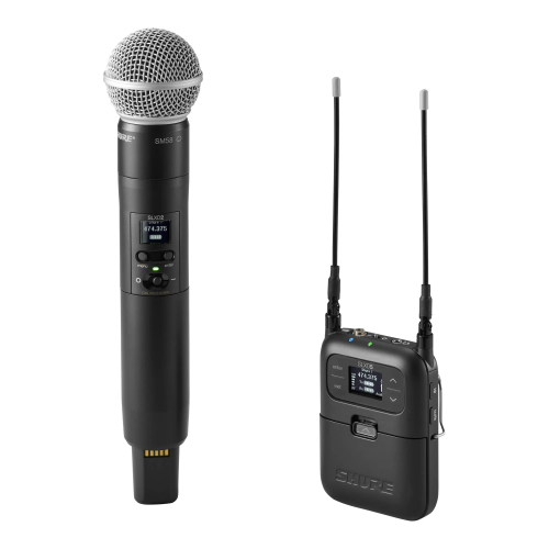 Shure SLXD 25/SM58 - Cyfrowy nakamerowy system bezprzewodowy z nadajnikiem dorcznym SM58