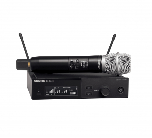 Shure SLXD 24E/SM86-G59 ( 470-514MHz) - cyfrowy system bezprzewodowy z nadajnikiem/mikrofonem ″do rk...