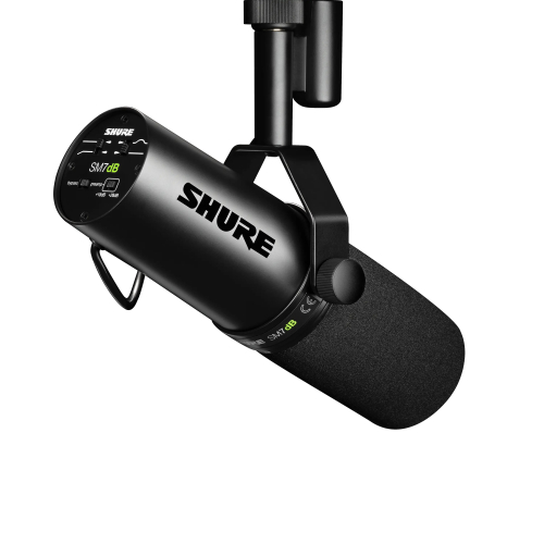 Shure SM7DB - Mikrofon dynamiczny z wbudowanym przedwzmacniaczem, kardioidalny, lektorski, radiowy
