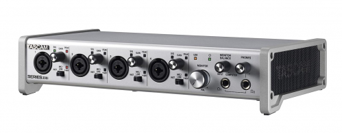 Tascam SERIES 208I- Interfejs USB-2.0 Audio-/MIDI, 20 wej (4 analogowe + 2 SMUX) i 8 wyj, MIDI, DSP...