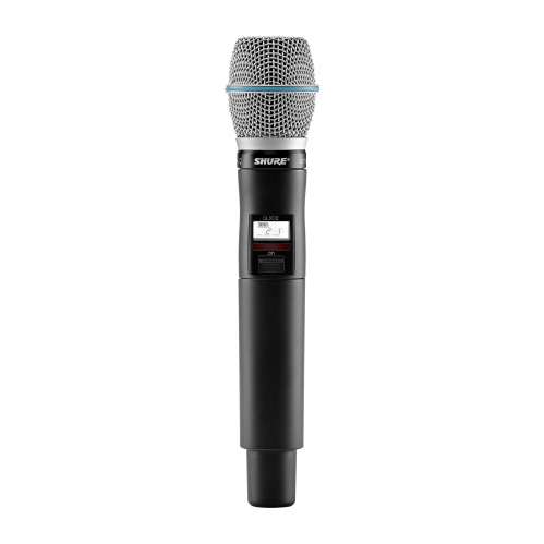 Shure QLX D2/B87C-K51 (606-670 MHz) nadajnik do ręki, Shure Shure QLX D2/B87C-K51 (606-670 MHz) nadajnik do ręki, Shure