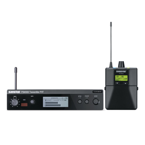 Shure P3TERA-H8E - bezprzewodowy system monitorowy PSM300 (bez suchawek) (518-542 MHz)