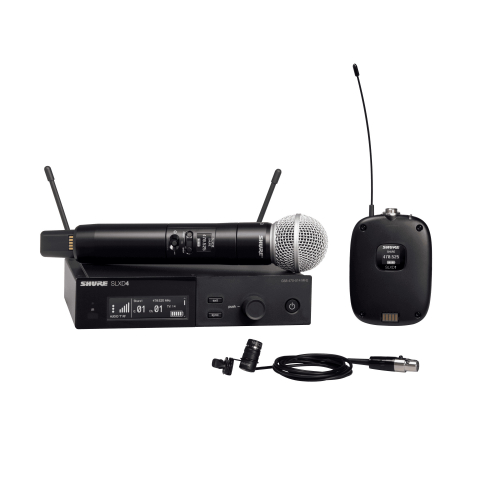 Shure SLXD 124E/85-G59 - podw�jny cyfrowy system bezprzewodowy z nadajnikiem/mikrofonem ″do r�ki″ SM58 ...