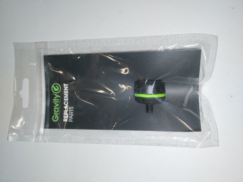 Gravity GXSP1031 �ruba ustalaj�ca z ga�k� z ABS/TPE, ma�a, M6 x 8 - WYPRZEDA�