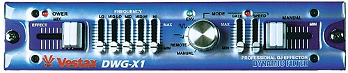 Vestax DWG-X1 Filter efektor Vestax DWG-X1 Filter efektor