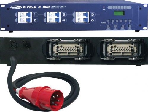 Showtec 50384M D-Pack 6 MKII Harting 6 kanálov Showtec 50384M D-Pack 6 MKII Harting 6 kanálov
