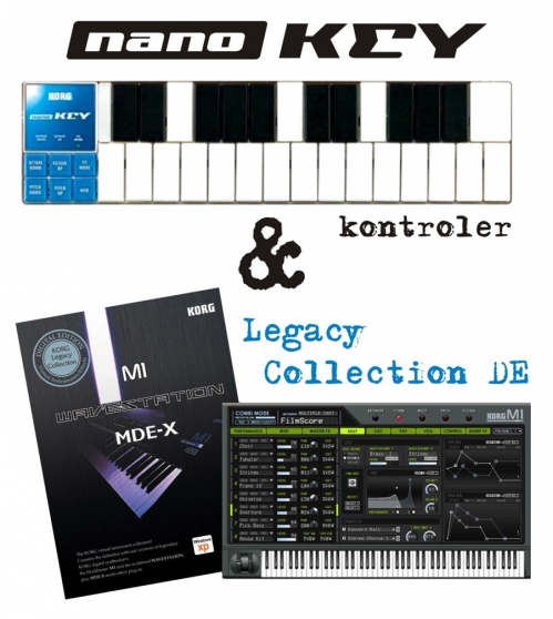 Korg Legacy Collection DE softvr + NanoKey riadiaca klvesnica