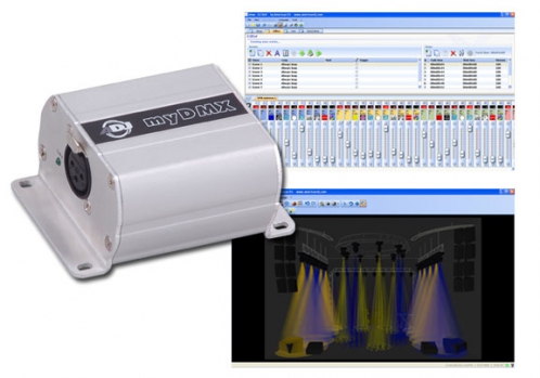 American DJ MyDMX interface DMX + softvér American DJ MyDMX interface DMX + softvér