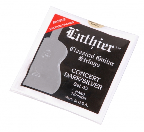 Luthier 45 concert dark silver hard tension struny pre klasick gitaru
