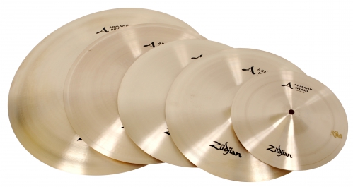 Zildjian Armand Promo Pack,10″ Splash, 14″ Hi-hat, 16″ Medium Thin Crash, 20″ Ride,  s�bor bic�ch �inely