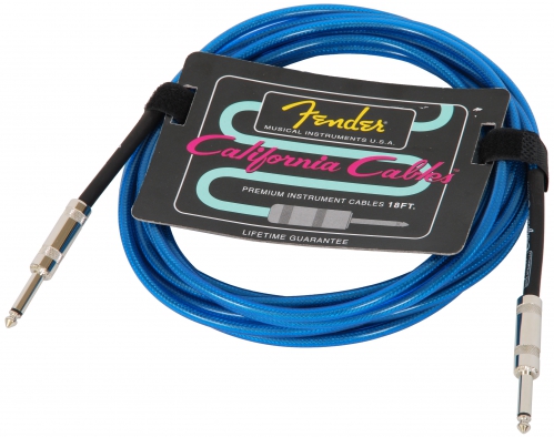 Fender California Lake Placid Blue 18ft gitarov� k�bel