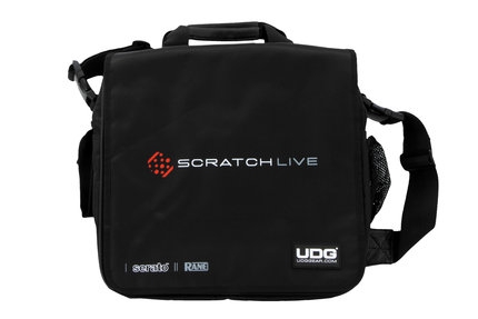 UDG Courier Bag Deluxe Black Serato / Rane logo UDG Courier Bag Deluxe Black Serato / Rane logo