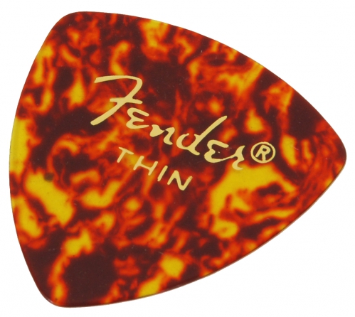 Fender Shell Pick Thin 346 gitarov trstko
