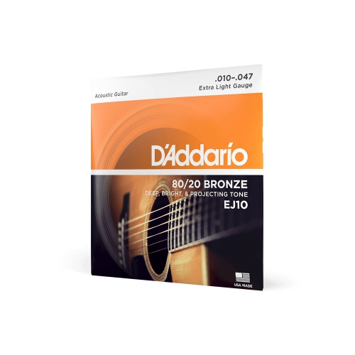 D′Addario EJ-10 struny na akustick gitaru