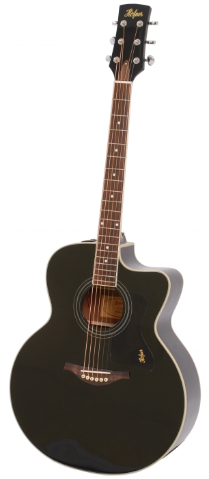 Hoefner HA JC03 BK elektricko-akustick gitara