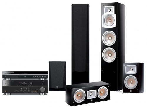 Yamaha RX-V467 + BD-S667 + NS555 + NS333 + NSC444