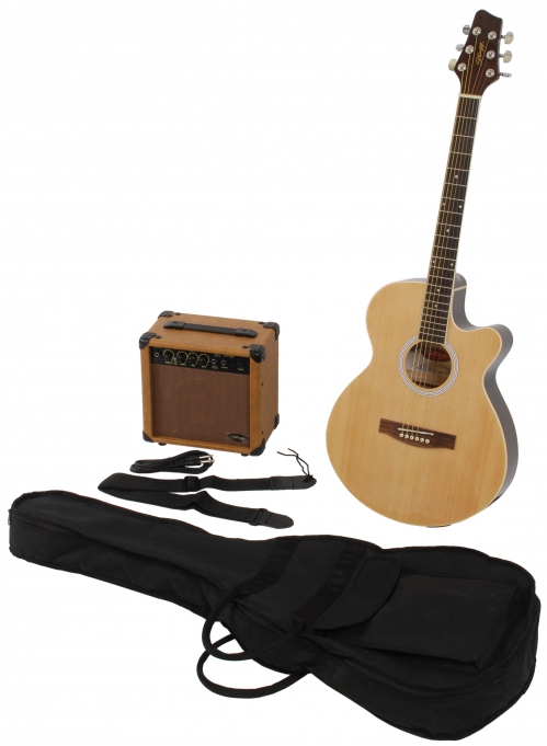 Stagg SW206CE-NT zestaw elektricko-akustick gitara