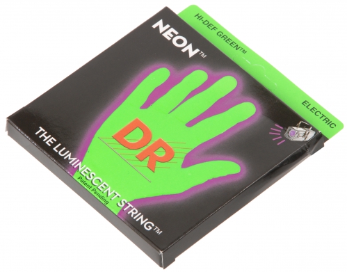 DR NGE 10 HiDef Green Neon Medium struny na elektrick� gitaru