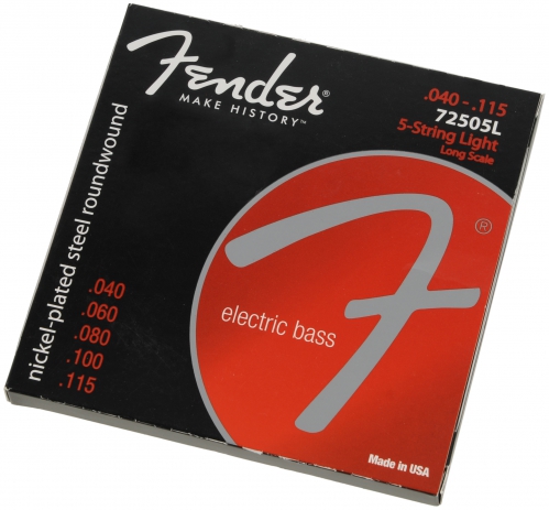 Fender 72505L-5 nickel plated struny na basov gitaru