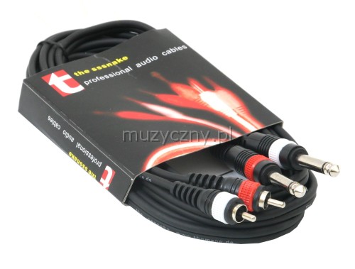 Sssnake SPR2030 2xJack/2xCinch 3m Sssnake SPR2030 2xJack/2xCinch 3m