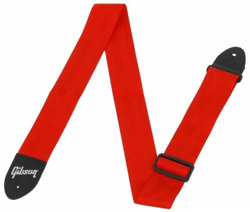 Gibson GSB20  Regular Style2″ Safety Strap Red gitarov� popruh