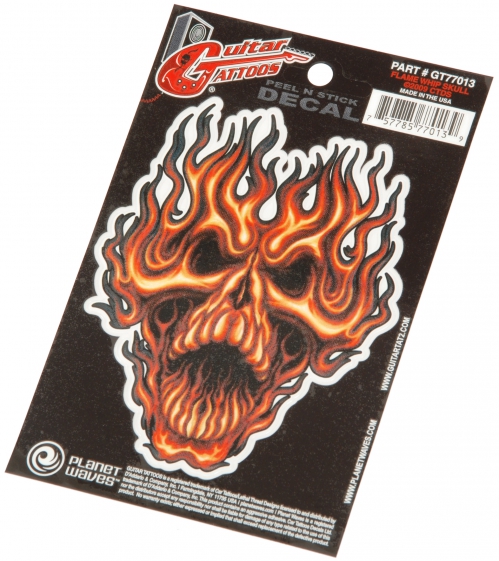 Planet Waves GTR TATTOO-FLAME WHIP SKULL Planet Waves GTR TATTOO-FLAME WHIP SKULL