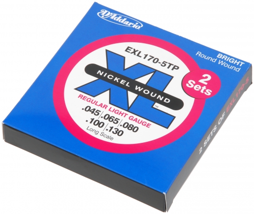 D′Addario EXL 170/5 TP doublepack struny na basov� gitaru