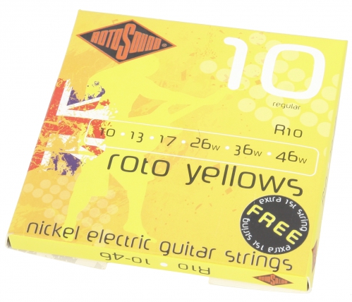 Rotosound R-10 Roto Yellows struny na elektrickú gitaru