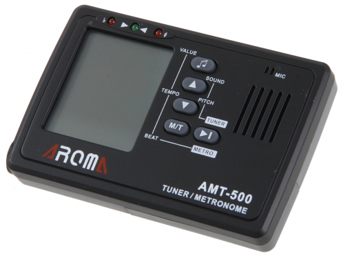 Aroma AMT 500 metronom z tunerem do gitary